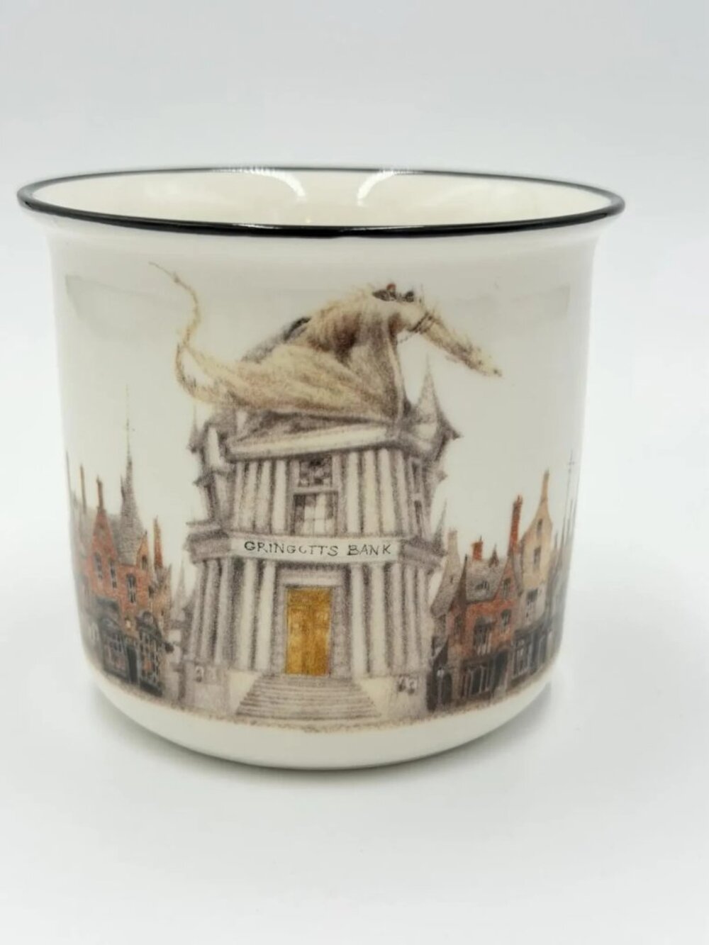 Litjoy Magical Edition Harry Potter Diagon Alley Gringotts Bank Coffee Mug CLEAN
